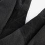 Barbour COALFORD FLEECE GLOVES Mens Black detail view showcasing soft fleece and elasticated cuffs.