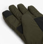 Barbour HARKER WATERPROOF Mens Gloves Forest detail view showcasing waterproof material and touchscreen compatibility.