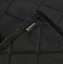 Barbour WESTERDALE Mens Gloves Black detail view showing brand label and quilted texture.