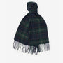 Barbour TARTAN SCARF & GLOVE Gift Set Mens Green Loch Tartan scarf front view showcasing signature tartan pattern.