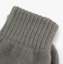 Barbour TARTAN SCARF AND GLOVE Mens Gift Set Grey Midnight detail view of glove cuff