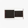 Barbour LEATHER/TARTAN WALLET & CARD HOLDER Gift Set Mens Wallet/Purse Black/Classic Tartan top view in box