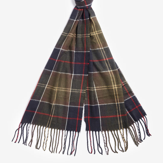 Barbour SWINTON BEANIE & GALINGALE SCARF GIFT SET Mens Beanie Classic Tartan