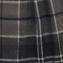 Barbour SWEEPER BEANIE & SCARF Gift Set Mens Grey check patterned scarf detail view.
