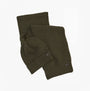 Barbour RAMSIDE BEANIE AND SCARF Mens Gift Set Dark Olive displayed flat, featuring a beanie and matching scarf.