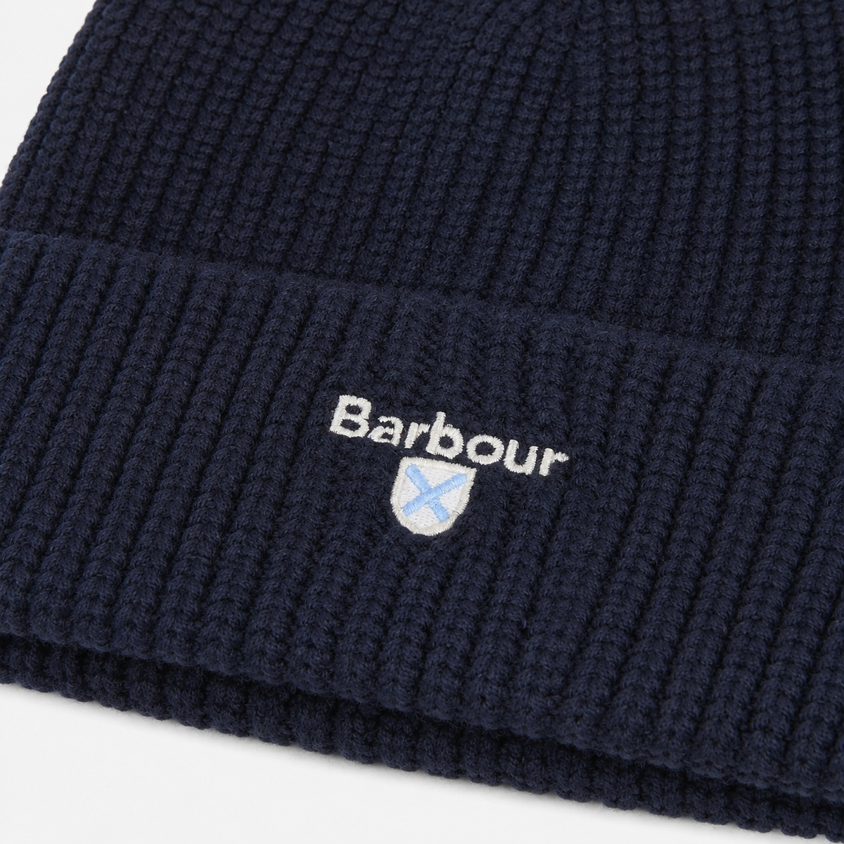 Barbour CASCADE BEANIE & SCARF SET Mens Beanie Navy