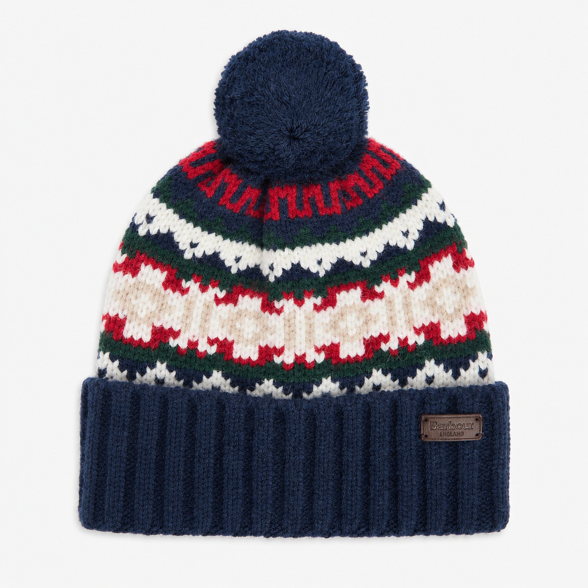 Barbour KANE KNITTED BEANIE & SCARF GIFT SET Mens Beanie Evergreen
