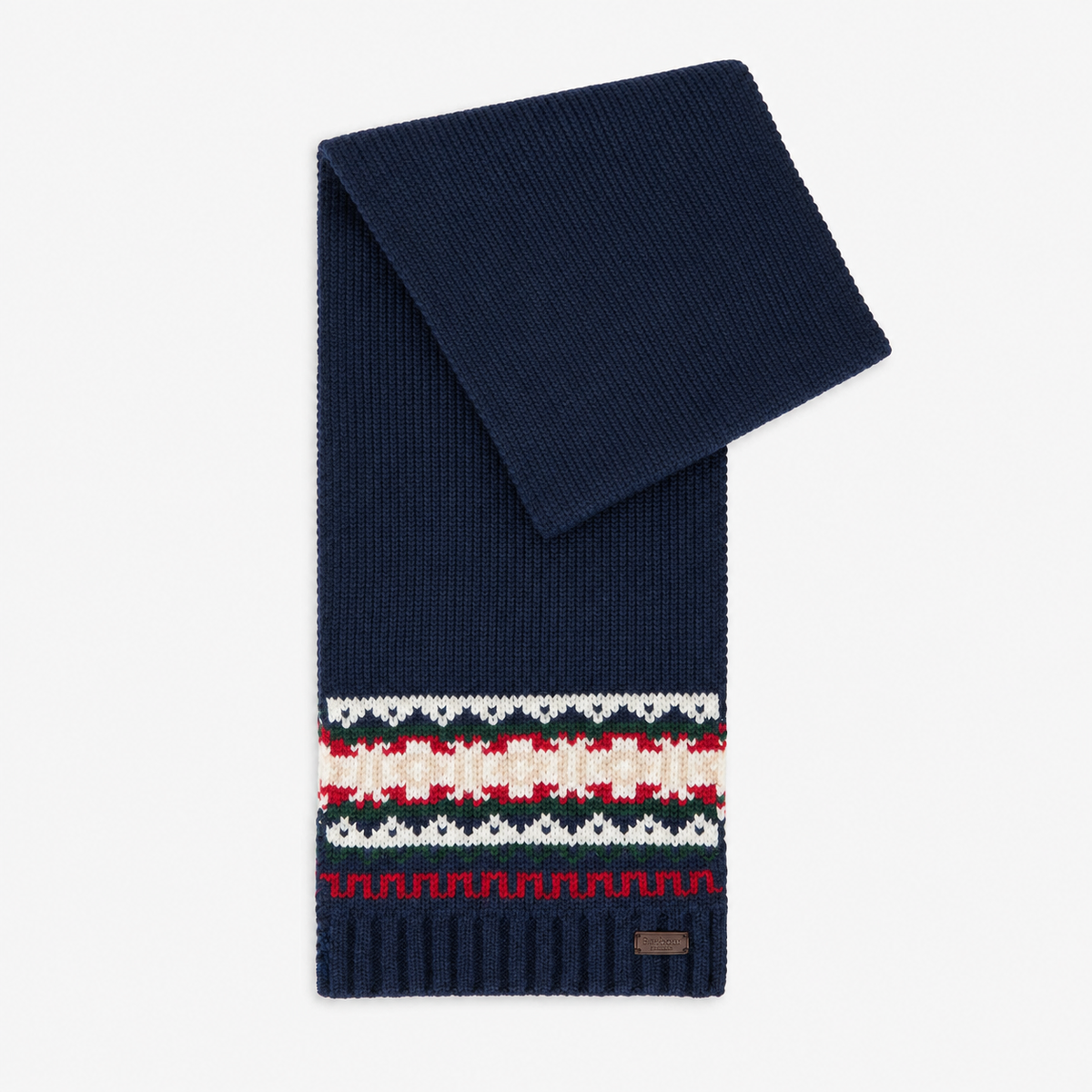 Barbour KANE KNITTED BEANIE & SCARF GIFT SET Mens Beanie Evergreen