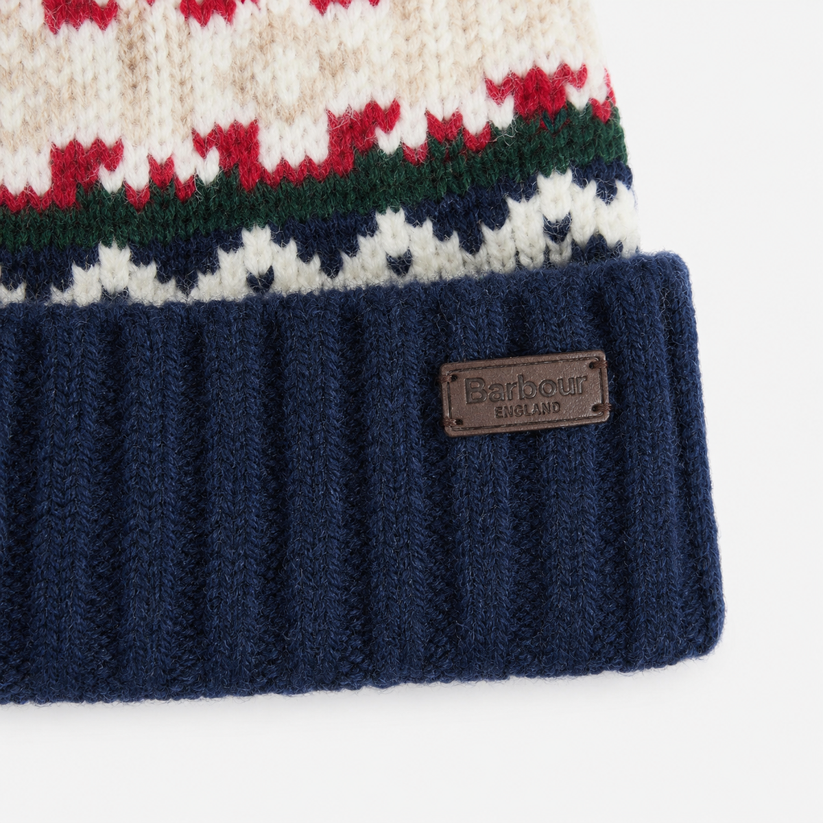 Barbour KANE KNITTED BEANIE & SCARF GIFT SET Mens Beanie Evergreen