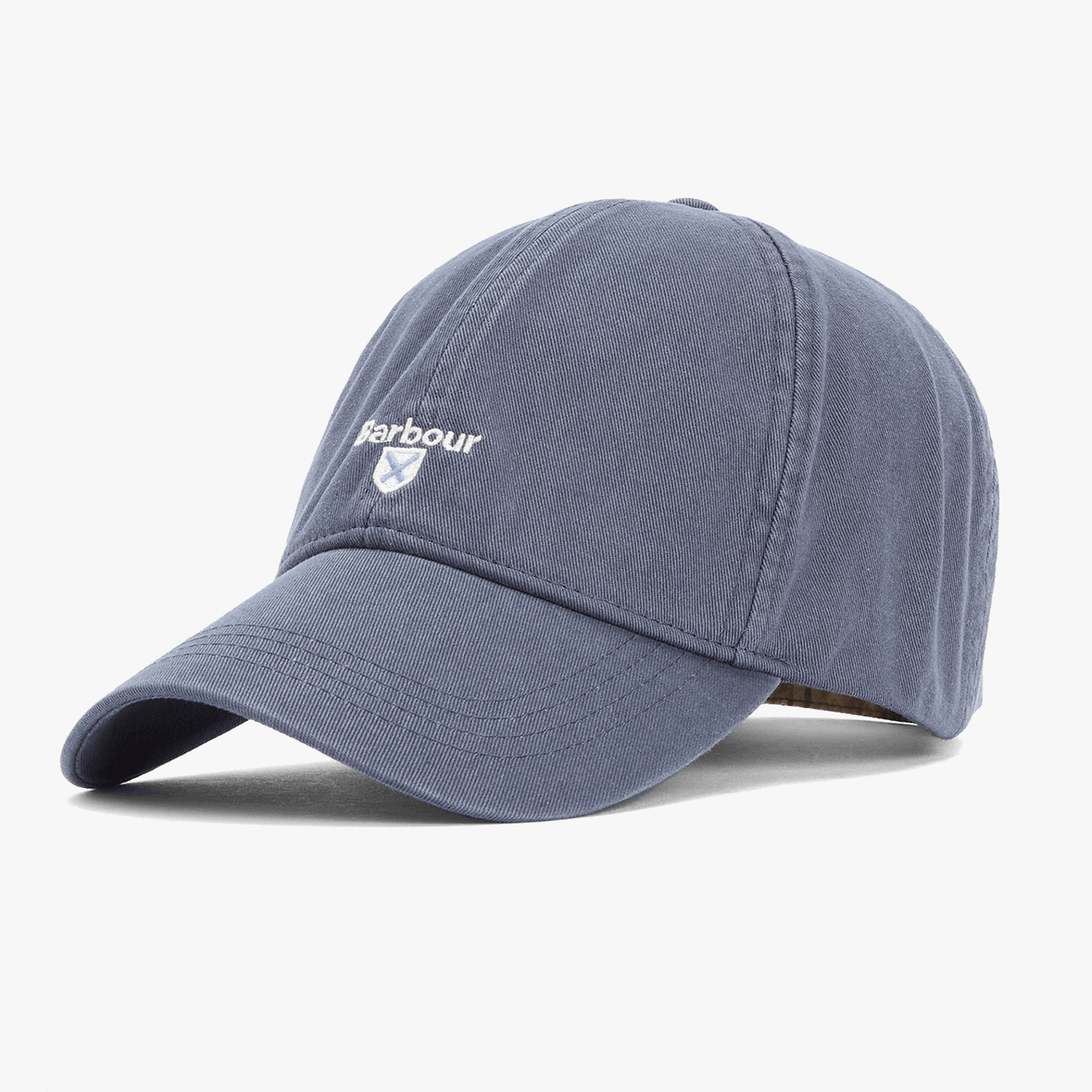 Barbour CASCADE Mens Baseball Cap Washed Blue