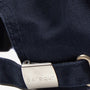 Detail view of Barbour CASCADE Mens Sports Cap Navy showing adjustable strap and embroidered branding.
