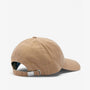 Barbour CASCADE Mens Sports Cap Stone back view with adjustable strap and lightweight cotton material.