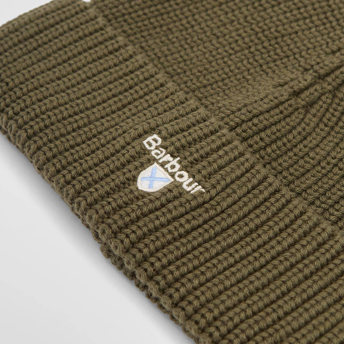 Barbour CASCADE KNITTED BEANIE Mens Beanie Olive