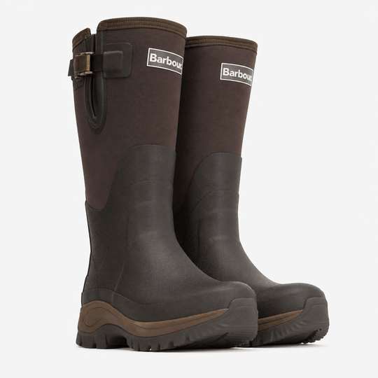 Barbour TYNESIDE TALL Mens Wellies Brown