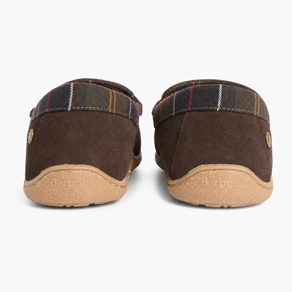 Barbour ALBERT Mens Moccasins Brown Suede