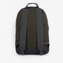 Barbour HIGHFIELD CANVAS BACKPACK Unisex Adults Canvas Backpack Navy/Olive back view with adjustable straps and sturdy design