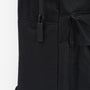 Detail view of the Barbour KNOCKHILL ESSENTIAL BACKPACK Unisex Adults Backpack Black showing zipper and branding.