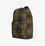 Barbour TORRIDON TARTAN Backpack Mens Backpack/Rucksack Classic Tartan side view showcasing tartan pattern and pocket detail.