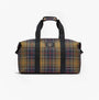Barbour TORRIDON TARTAN Carry All Bag Classic Tartan front view with zip closure and black handles.