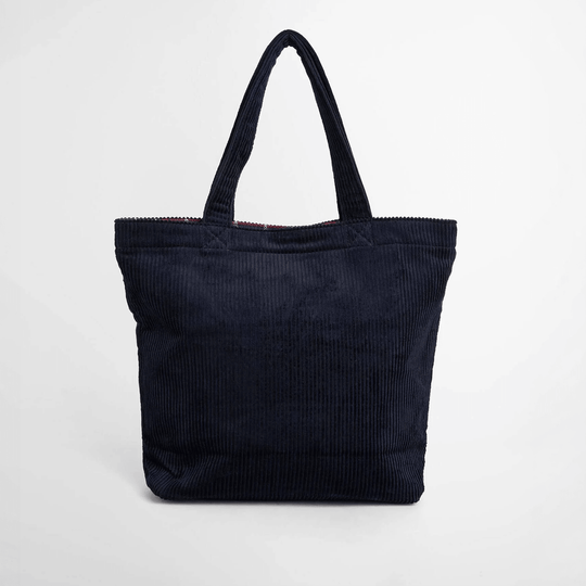 Barbour MINI CARRICK CORD TOTE Womens Tote Bag Navy