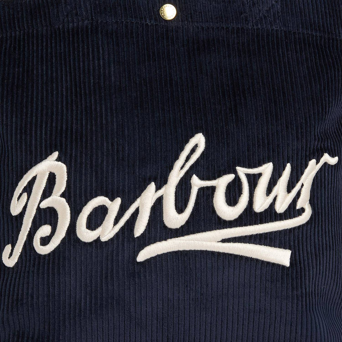 Barbour MINI CARRICK CORD TOTE Womens Tote Bag Navy