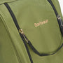 Barbour BOOT BAG Unisex Adults Boot Bag Green detail view showing zipper and logo.
