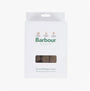 Barbour Fleece Wellington Unisex Socks Olive packaging front view showcasing warmth and protection for your feet.
