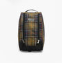 Barbour TARTAN Boot Bag Classic Tartan front view featuring zip closure and plaid design.