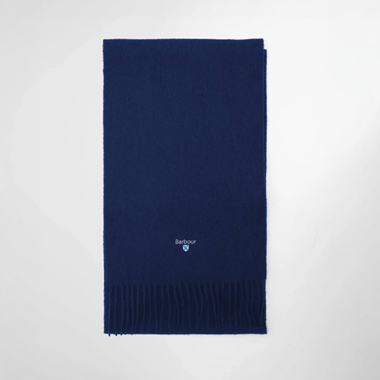 Barbour PLAIN LAMBSWOOL Unisex Adults Regular Navy