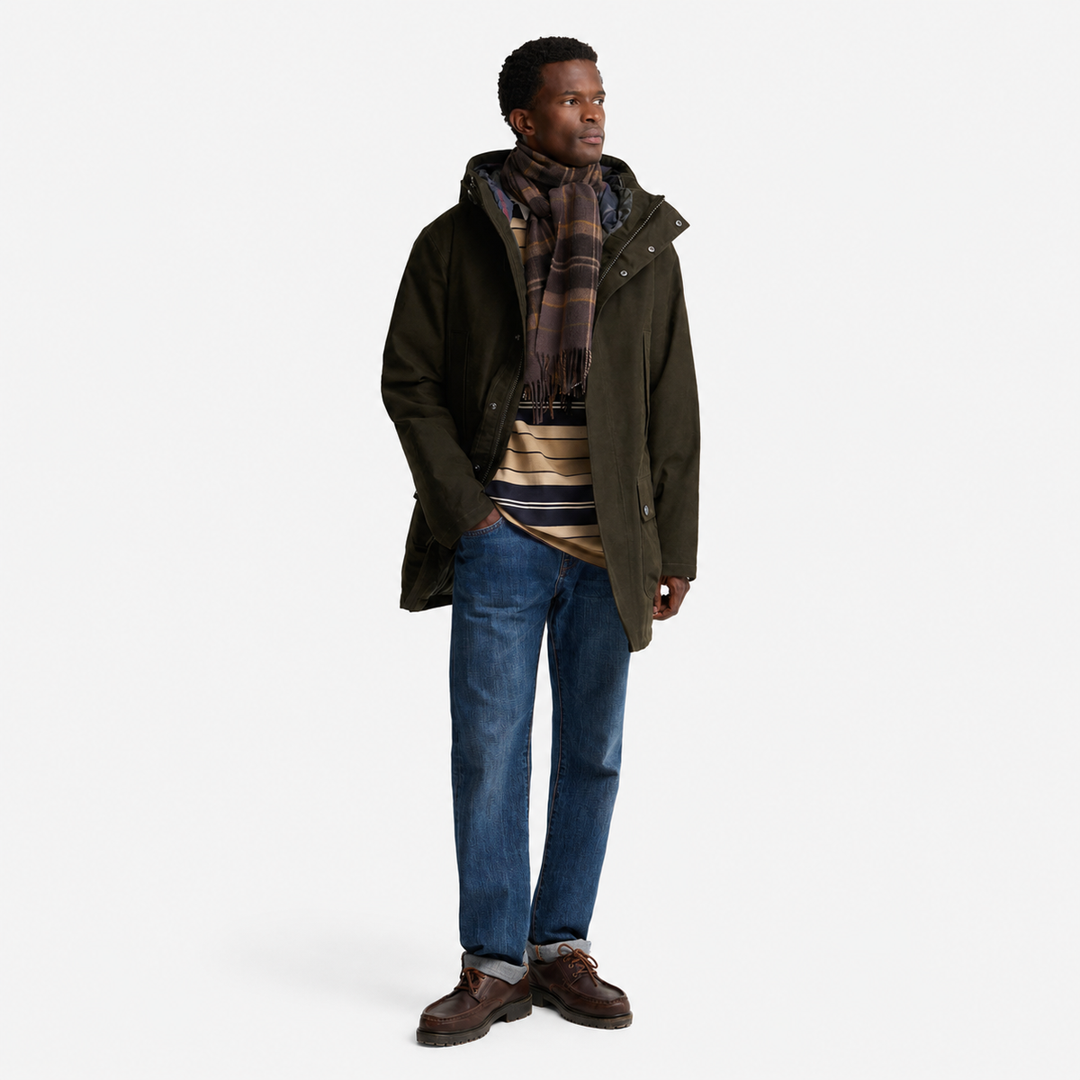Barbour MINERAL TARTAN Unisex Adults Regular Dried Bracken