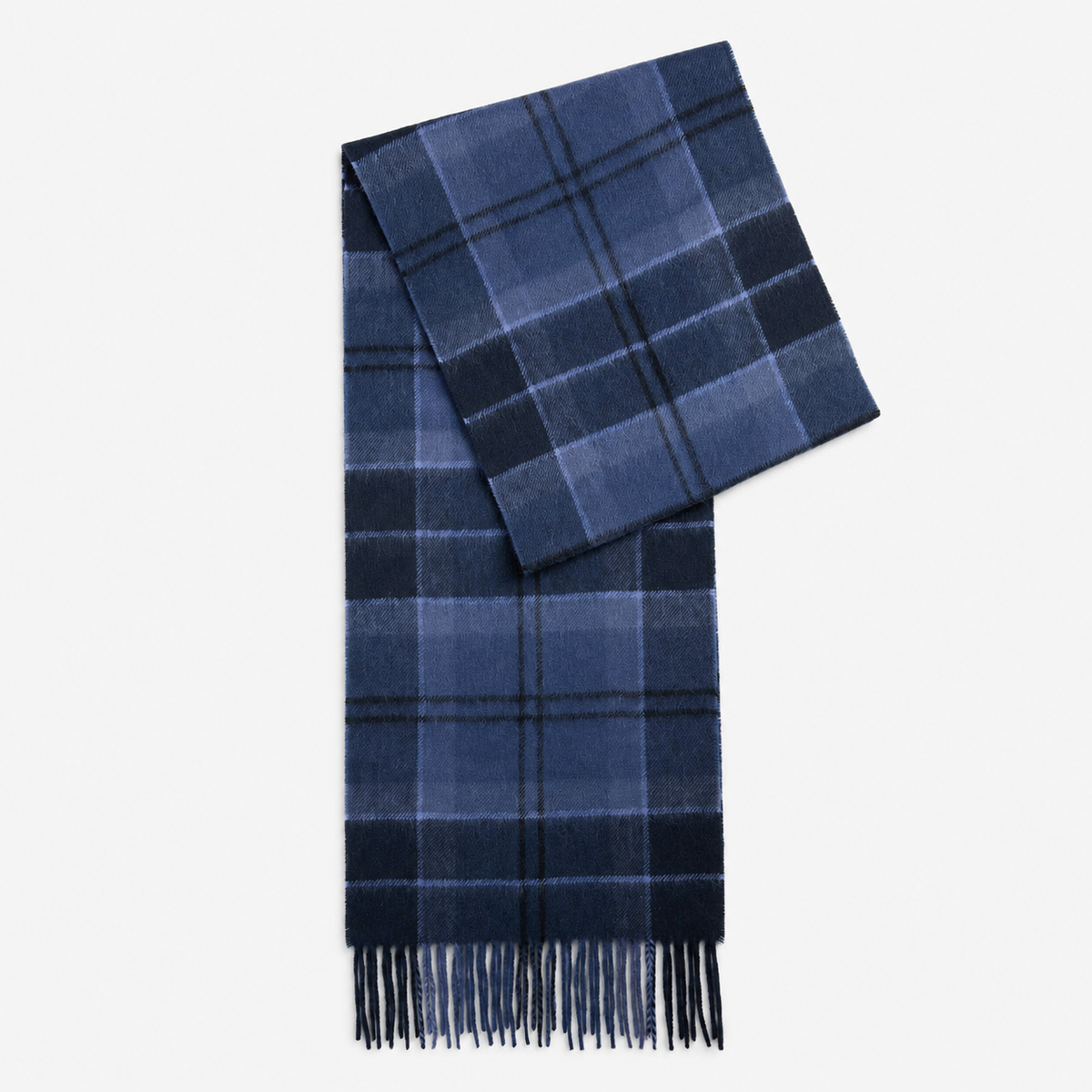 Barbour MINERAL TARTAN Mens Regular Midnight Loch