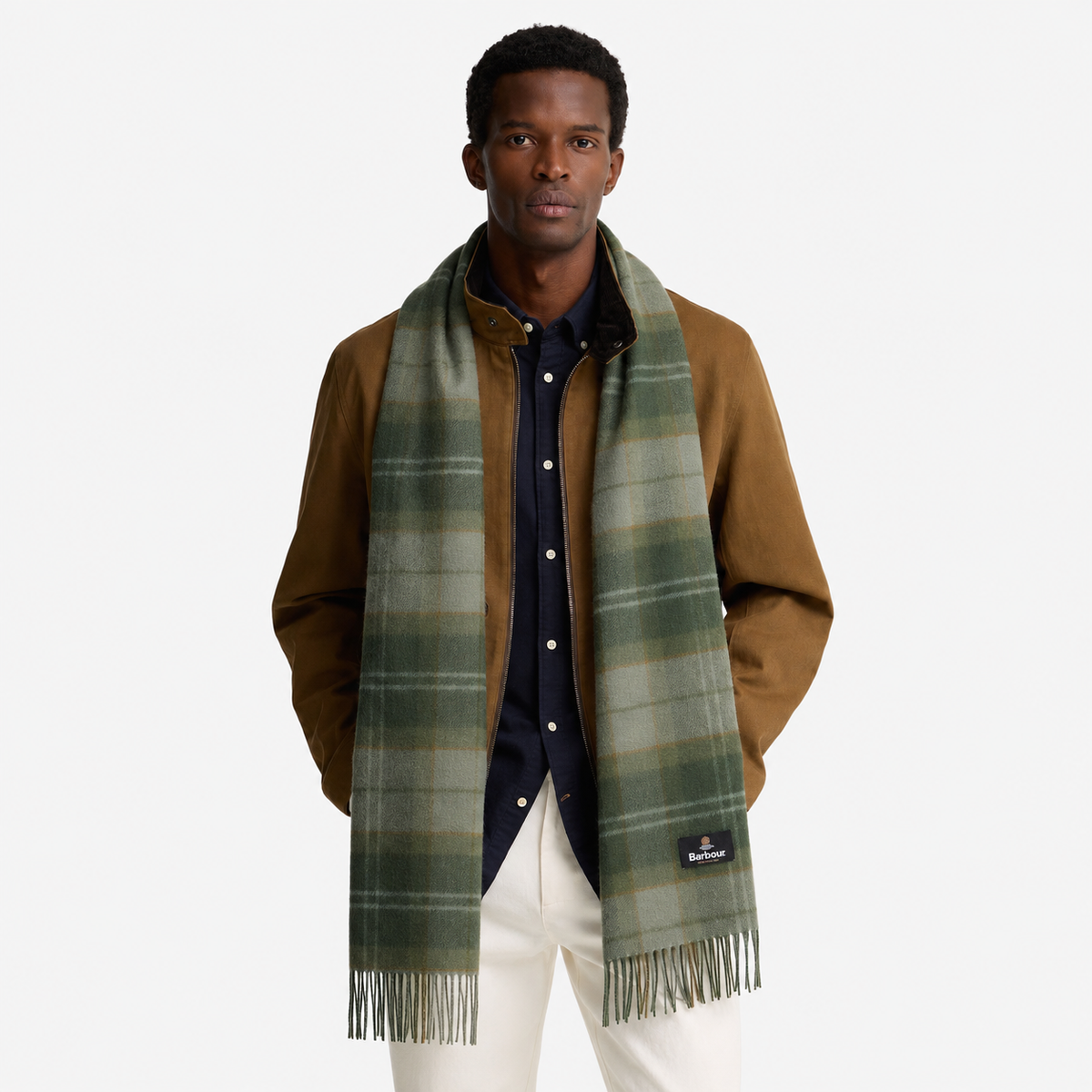 Barbour MINERAL TARTAN Unisex Adults Regular Pine Glen