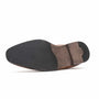 Base London SHILLING Mens Leather Derby Shoes Tan bottom view showcasing the sole design and material.