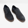 Base London ONYX Mens Brogues Shoes Navy top view showcasing suede upper and lace-up design