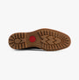Base London DOUGLAS Mens Boots Brown bottom view showing rubber sole and tread pattern.