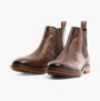 Base London DOUGLAS Mens Boots Brown side view showing leather upper and block heel.
