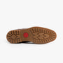 Base London CANMORE Mens Boots Brown bottom view with rubber sole detailing.