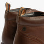 Base London CANMORE Mens Boots Brown detail view showing leather upper and brand tag