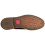 Base London MAWLEY Mens Shoes Brown bottom view showing rubber sole and detail of cushioning features.
