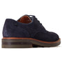 Base London MAWLEY Mens Shoes Navy side view showing suede upper and rubber sole.