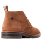 Base London KNEBWORTH Mens Boots Camel side view showing suede upper and lace-up design