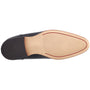 Base London BRUNO Mens Shoes Black bottom view showing sole design and materials.
