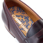 Base London BRUNO Mens Shoes Wine detail view showing interior design and cushioning for comfort.