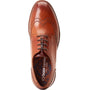 Base London JOE Mens Shoes Tan top view showing leather upper and lace-up design.