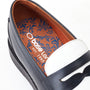 Base London SID Mens Shoes Black detail view of interior design and lining