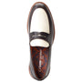 Base London SID Mens Shoes Brown top view showing leather upper and contrasting color design.