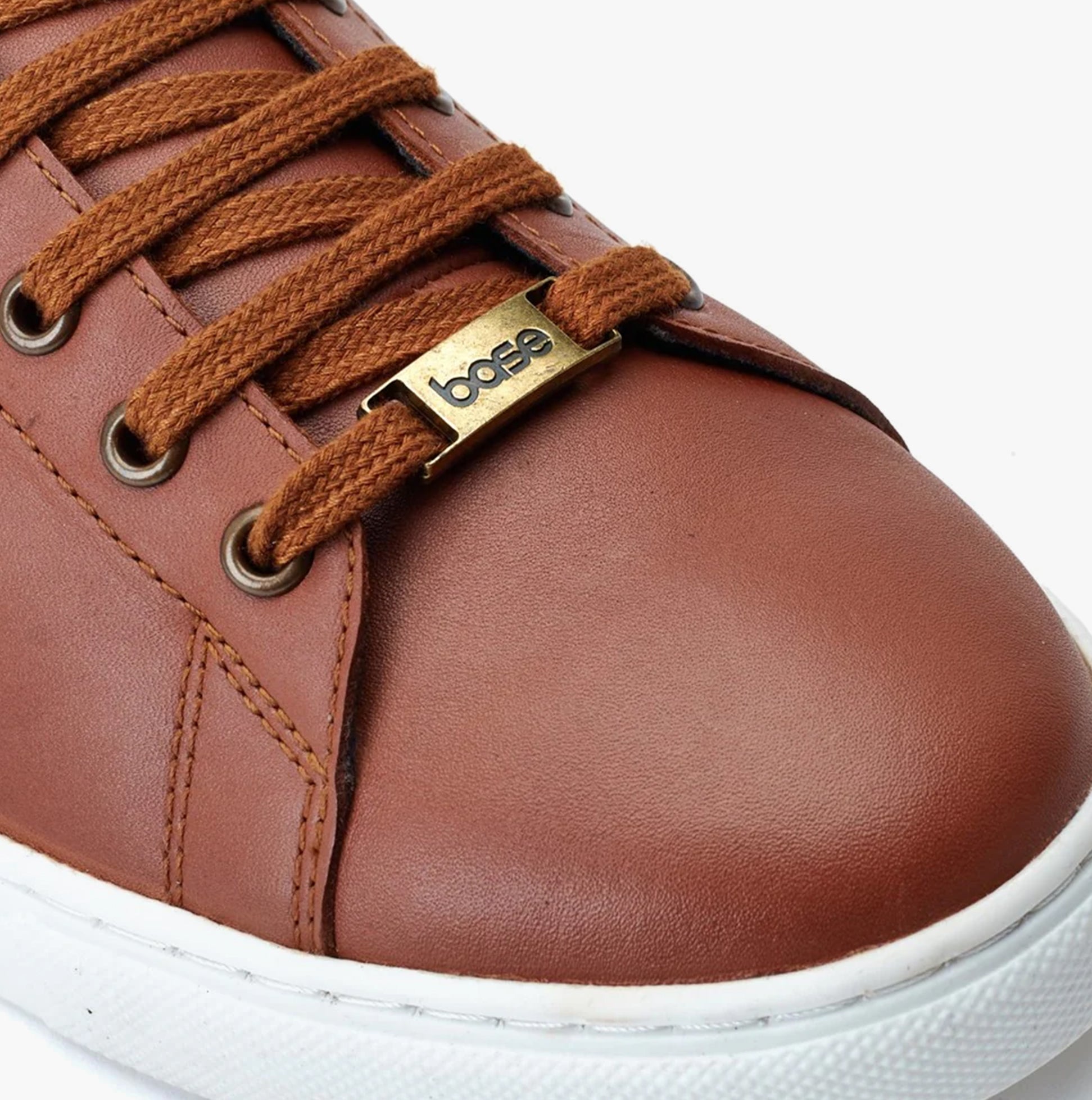 Base London TUCKER Mens Shoes Tan close-up view showing suede upper and lace detail