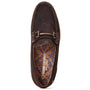 Base London SNAPPER Mens Loafers Brown top view showing design and comfort features.