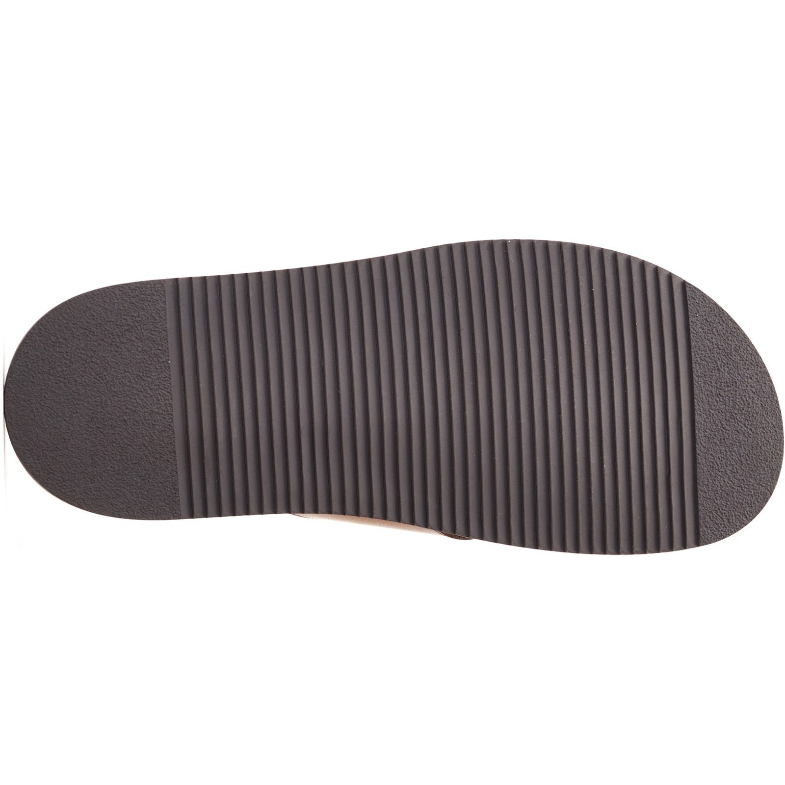 Base London WEBB Mens Sandals Tan bottom view showing grip sole for traction and support.