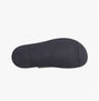 Base London MAVEN Mens Sandals Black flat sole view with rubber texture and design.